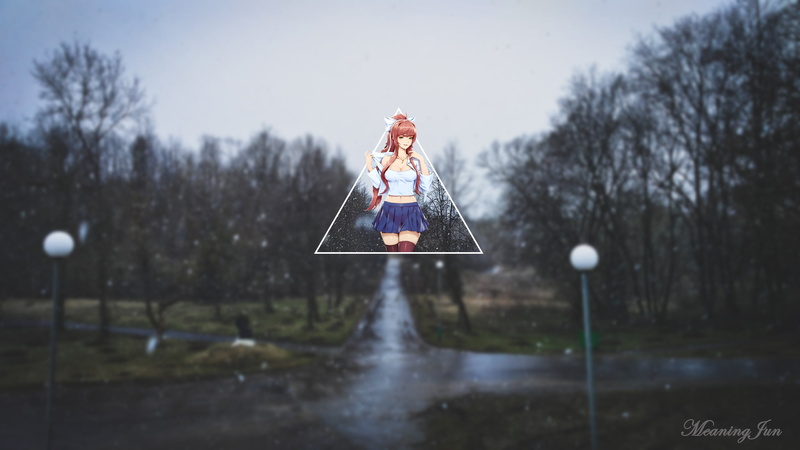 莫妮卡领衔！心跳文学部角色画中画壁纸大赏