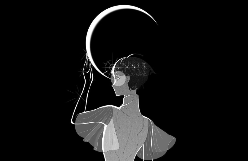 宝石之国黑白少女壁纸合集