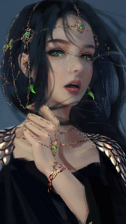 分享一组超绝的鬼刀插画壁纸