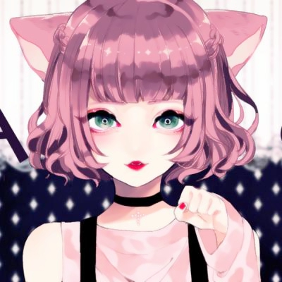 24张超可爱猫耳女生卡通头像 高清动漫款直接存