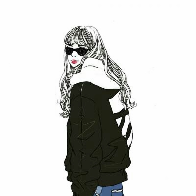 女生嘻哈风动漫头像合集 20张高清好看的女生头像来了