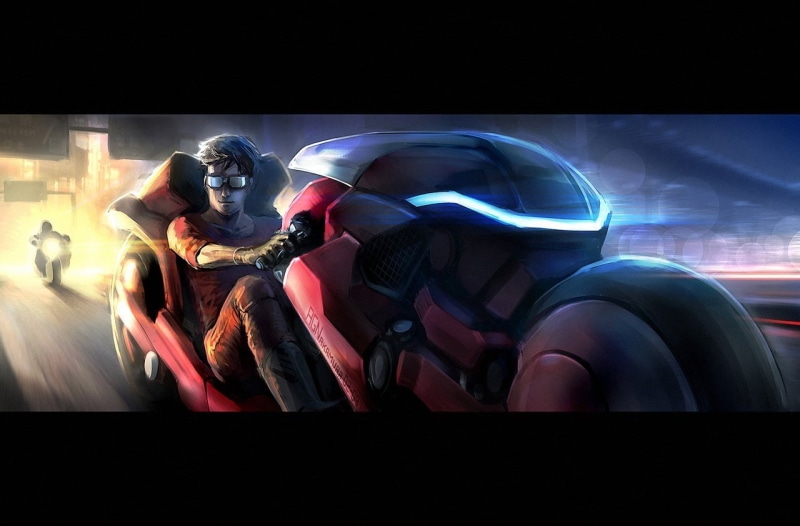 《阿基拉》720P高清壁纸分享 机车科幻动漫壁纸合集