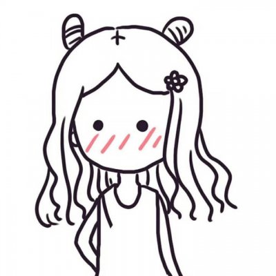 9张超治愈！高清可爱卡通小女孩头像合集