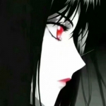 14张高清丧系黑化动漫女生头像 卡通风格一次看够