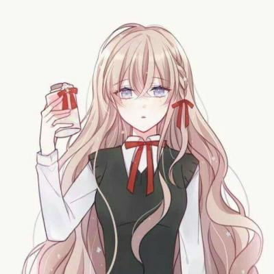 15张高清小清新卡通女生头像 文艺感拉满