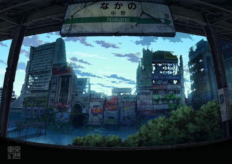 绝美末世动漫城市壁纸合集