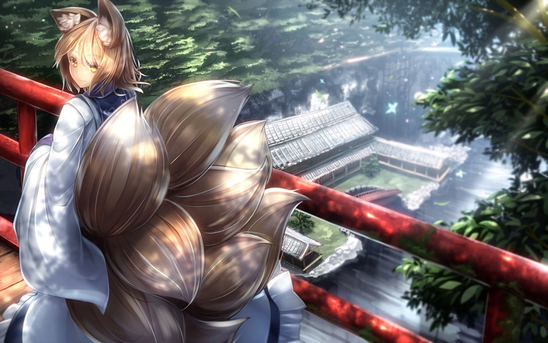 八云蓝狐娘东方主题壁纸合集