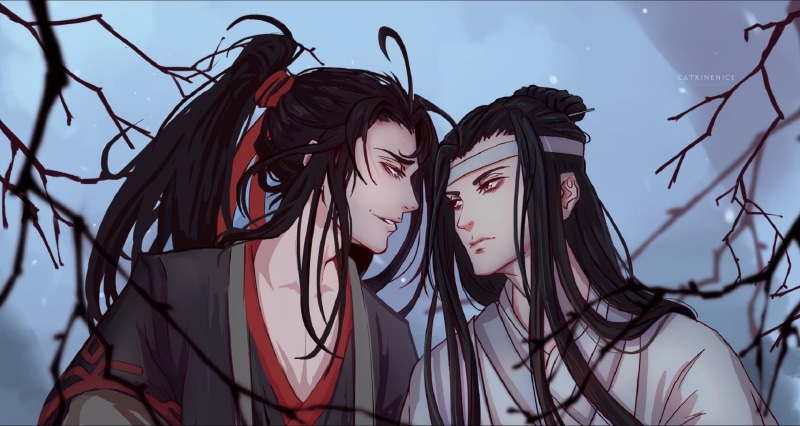 魔道祖师高清壁纸合集！魏无羡蓝忘机1080P超清壁纸
