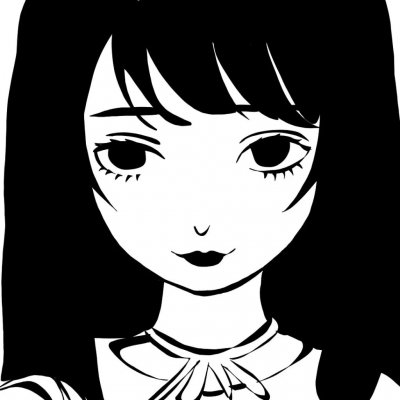 6张超飒黑白动漫女生头像，冷酷霸气感拉满
