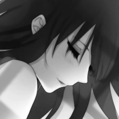 20张高清二次元黑化女生头像 氛围感拉满