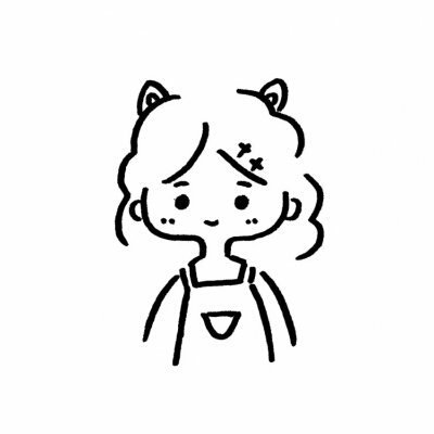 28张超可爱小女孩简笔画头像 高清卡通女生头像合集