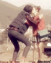 韩剧里的甜系最萌身高差情侣动图