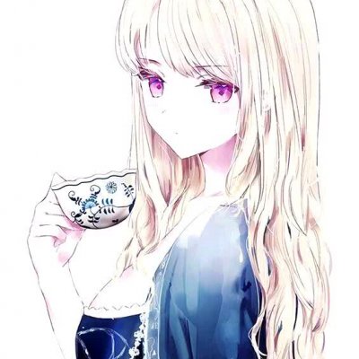 25张蓝色忧郁感拉满！清新可爱的动漫女生头像合集