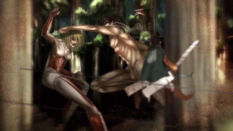 《进击的巨人》高清壁纸合集 阿尼利昂纳德 艾伦耶格尔等角色