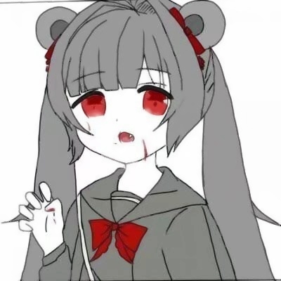 34张高清好看的黑化二次元女生头像合集