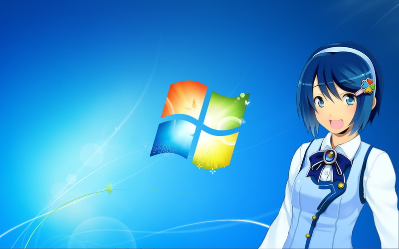 Windows7娘娜美治愈系壁纸合集