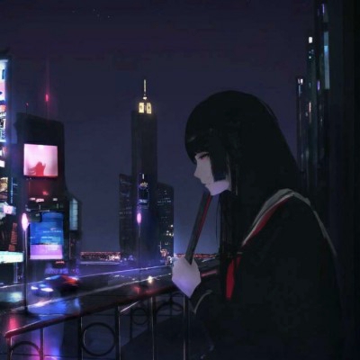 27张高清动漫黑化女生头像 氛围感拉满