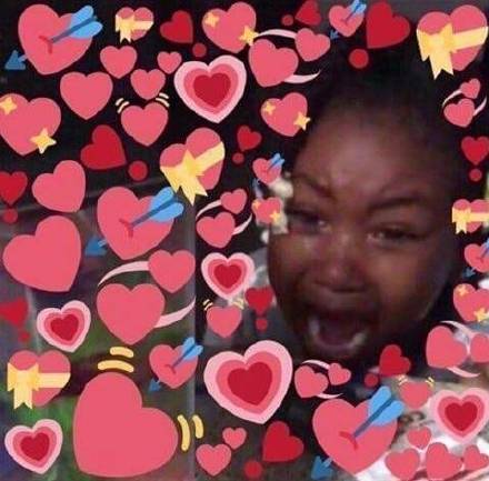 被爱心包围的聊天表情包来啦