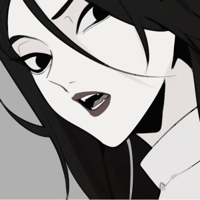 22张高清黑白款！女生卡通霸气超拽头像合集