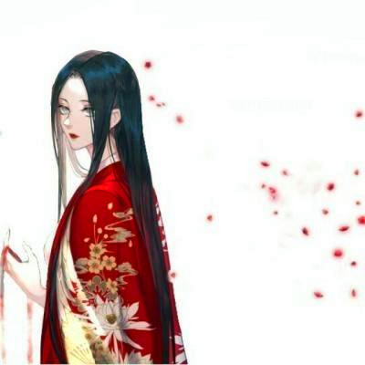 14张高清古风红衣动漫女生头像合集