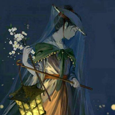 19张高清古风水墨女生QQ头像 氛围感拉满