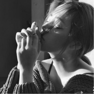 微信黑白伤感女生头像来啦，22张高清图可直接下载
