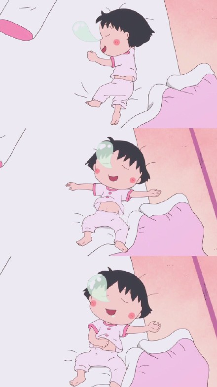 樱桃小丸子主题拼接壁纸合集