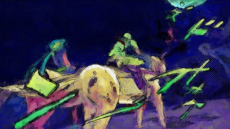 这组JOJO壁纸太戳粉了！法尼·瓦伦泰&杰洛齐贝林名场面高清图