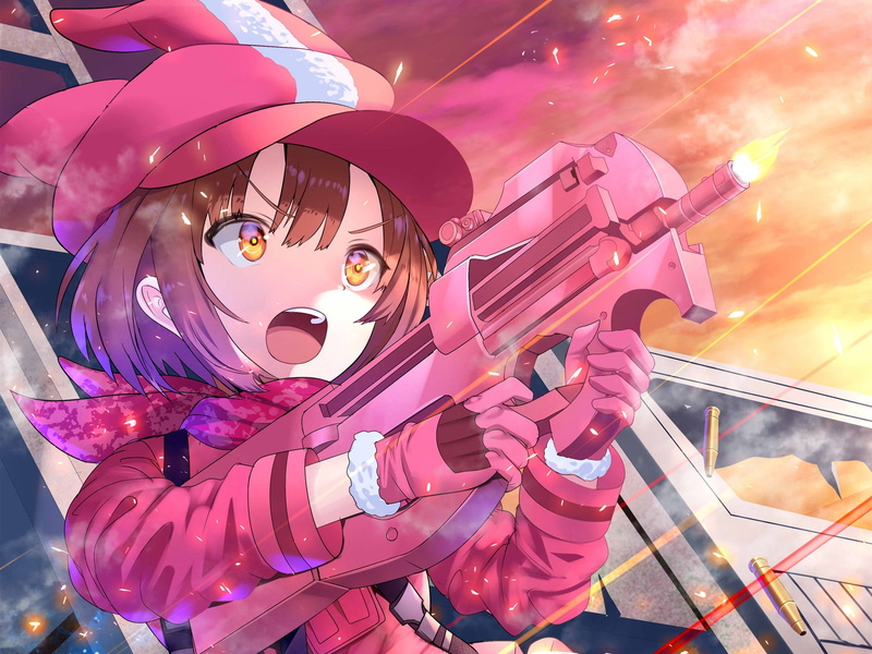 刀剑神域外传GGO的萌系少女壁纸合集