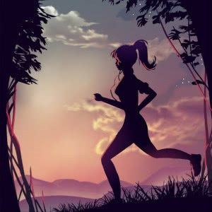 19张高清唯美女生奔跑励志头像 适合当头像用