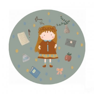 9张可爱小清新女生卡通头像 高清好看直接存