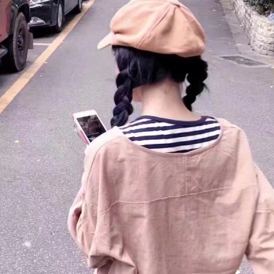 18张超萌双马尾女生背影头像 高清可爱款直接存