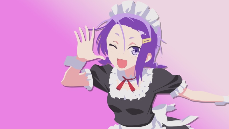 4K极简风动漫少女壁纸合集