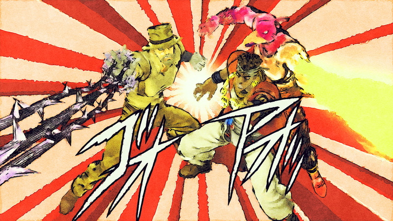 《JOJO的奇妙冒险》高清壁纸合集 乔瑟夫·乔斯达 阿布德尔 隐紫替身