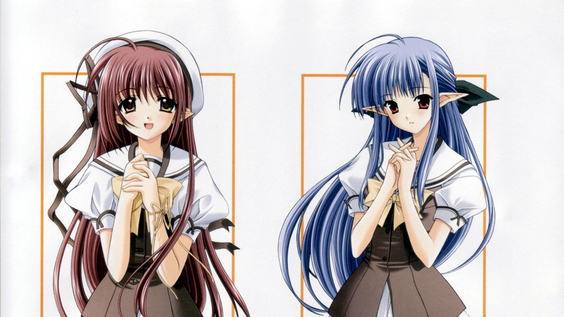 《Shuffle!》动画莉希安萨斯与 Nerine 高清壁纸合集