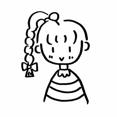 28张超可爱小女孩简笔画头像 高清卡通女生头像合集