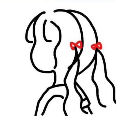 10张软萌简笔动漫女头！高清可爱女生头像合集