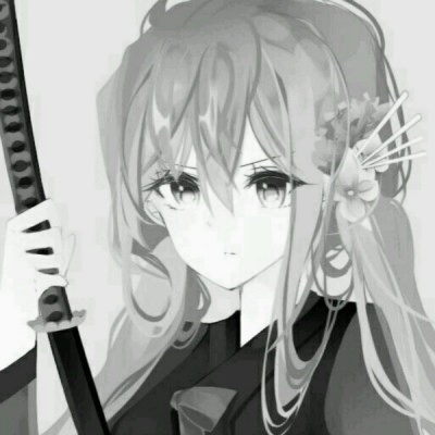 黑白丧系女生动漫头像合集 30张高清QQ头像素材