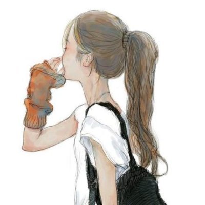 14张高清冷淡风漫画女生头像合集