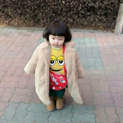 12张搞怪可爱萌娃女生QQ头像 高清氛围感拉满