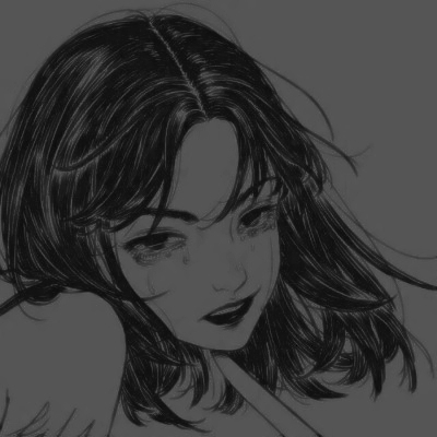 23张高清好看的丧系动漫女生头像 快收藏当头像