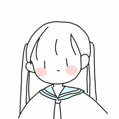 15张超可爱短发女生简笔画头像 高清卡通版直接存
