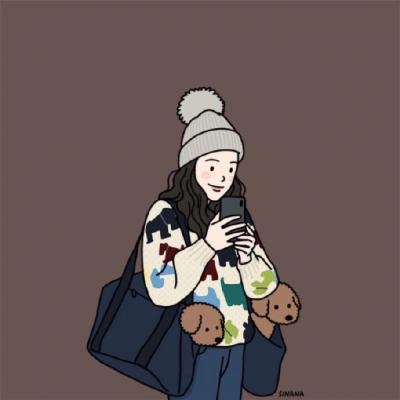 21张可爱好看的女生卡通头像 高清简约款合集