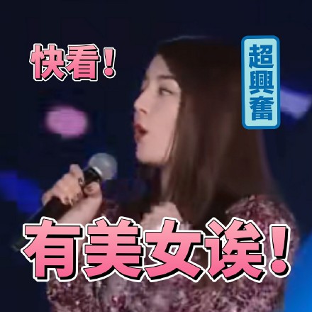 《极限挑战》公益演唱会迪丽热巴表情包合集