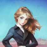 16张高清酷飒女生动漫头像 适合当QQ头像的清冷帅感图