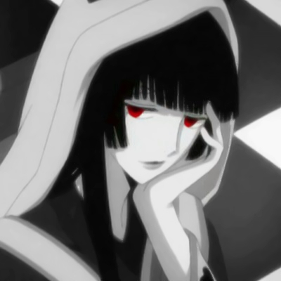 14张高清丧系黑化动漫女生头像 卡通风格一次看够