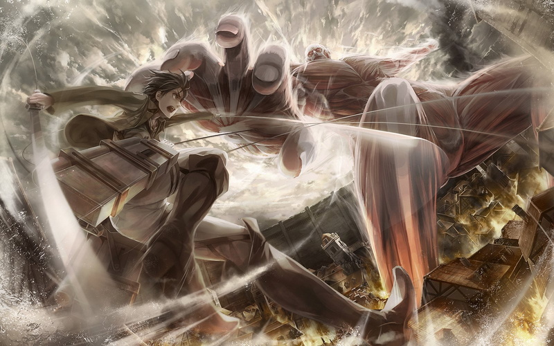 超震撼！进击的巨人超大型巨人高清壁纸合集