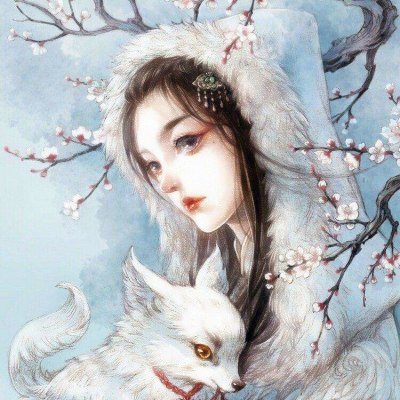 16张高清高冷古风动漫女生头像合集