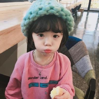 混血萌娃女生头像来啦！14张高颜值可爱高清图