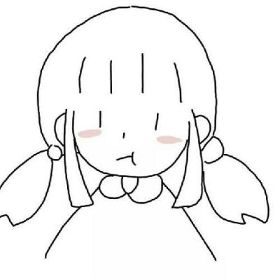 15张超可爱短发女生简笔画头像 高清卡通版直接存